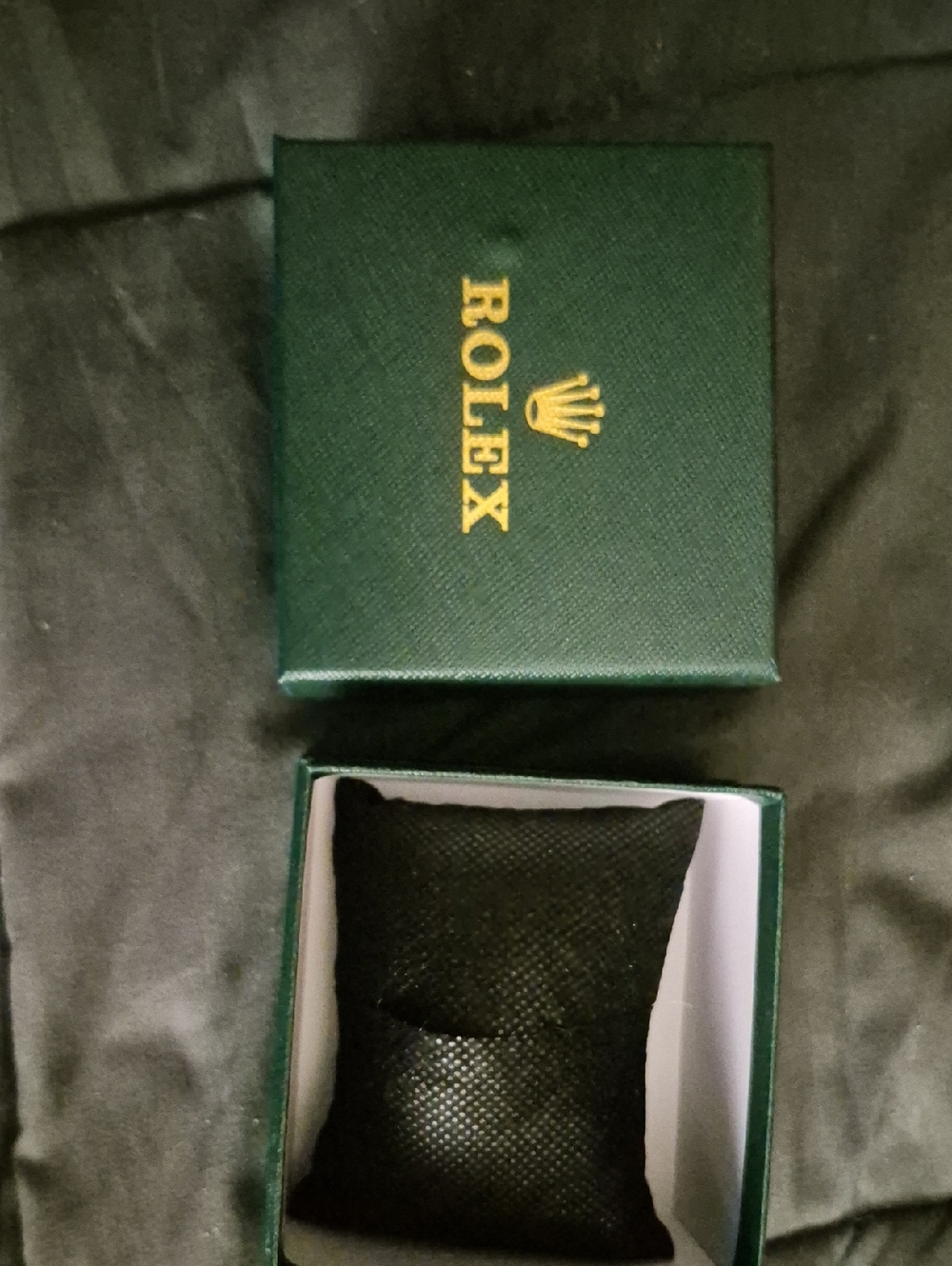Rolex Green and Gold Presentation Box
